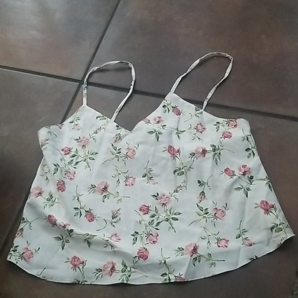 Sleep Club Tank & Shorts Set VTG Floral M EUC - Picture 11 of 11